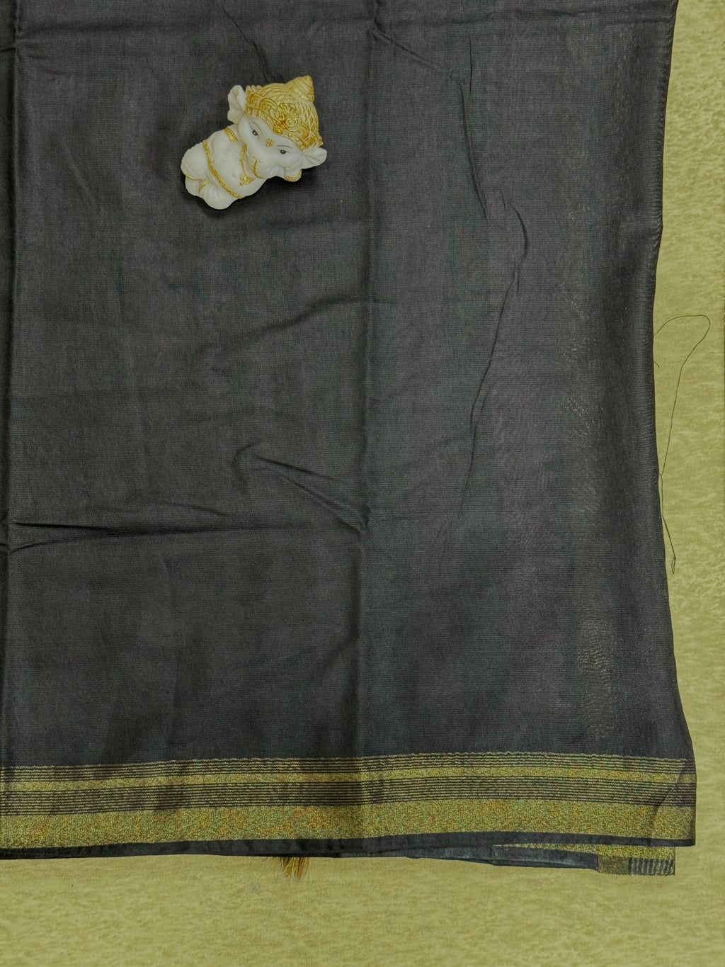 Regal Purple with Peacock Motif - Chanderi Cotton Saree