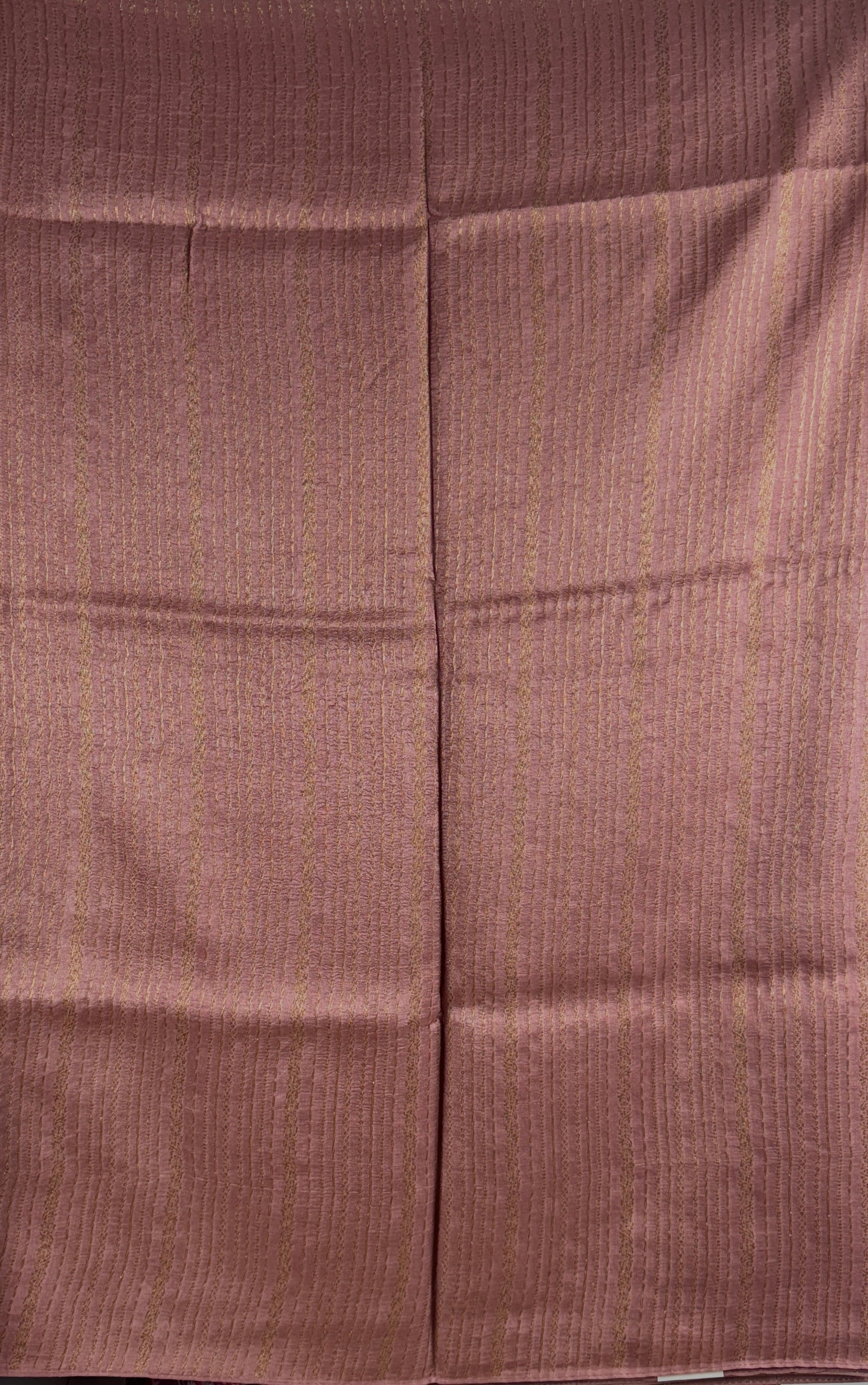 Soft Mauve - Tussar Raw Silk Sare