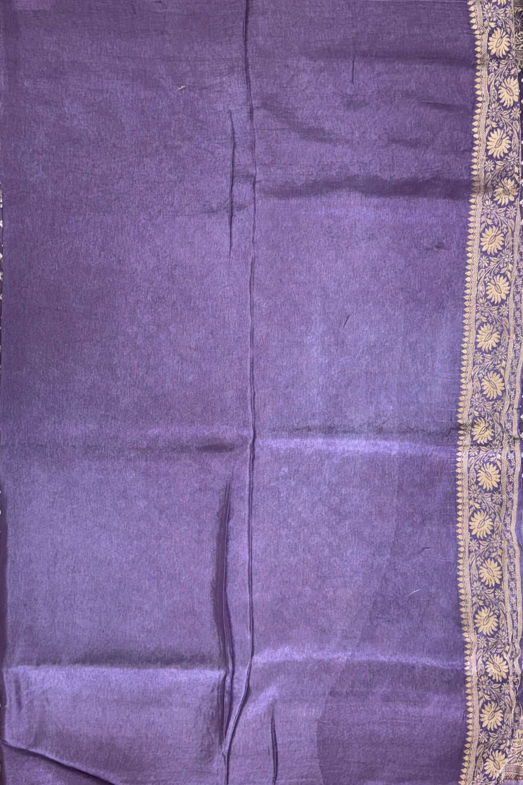 Lavender with Bandhani Pattern  - Matka Silk Saree